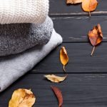 Sweaters and leaves