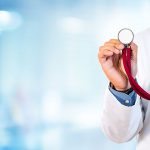 Doctor Holding A Stethoscope For Auscultation