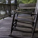 rocking chair on the porch