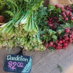 Spring Greens at Farmer's Market
