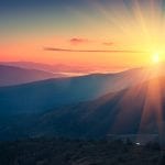 Sunset or sunrise
