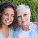 Mon Ami, College age young woman with a senior woman